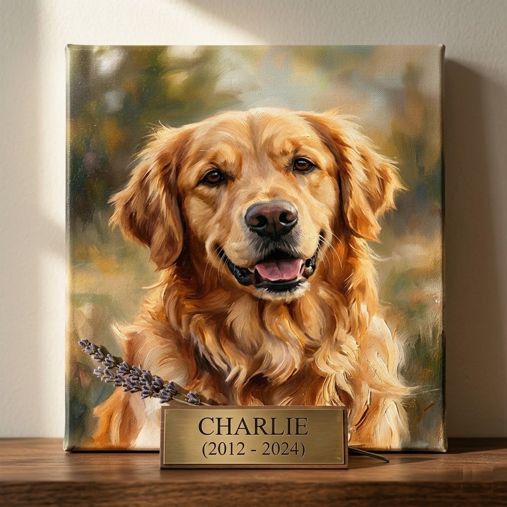 Remembering Your Best Friend: How Custom Pet Memorial Art Can Help You Heal
