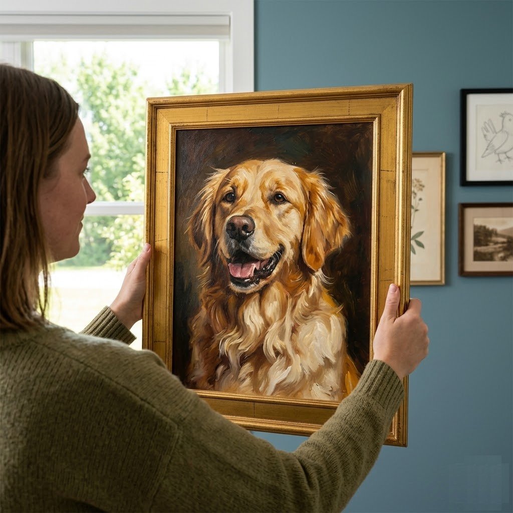 Where to Hang Your Custom Pet Portrait: Room-by-Room Ideas for Every Home Style