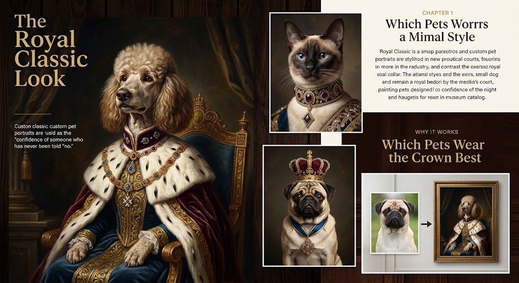 Royal Classic Pet Portraits: The Story Behind Our Most Requested Style