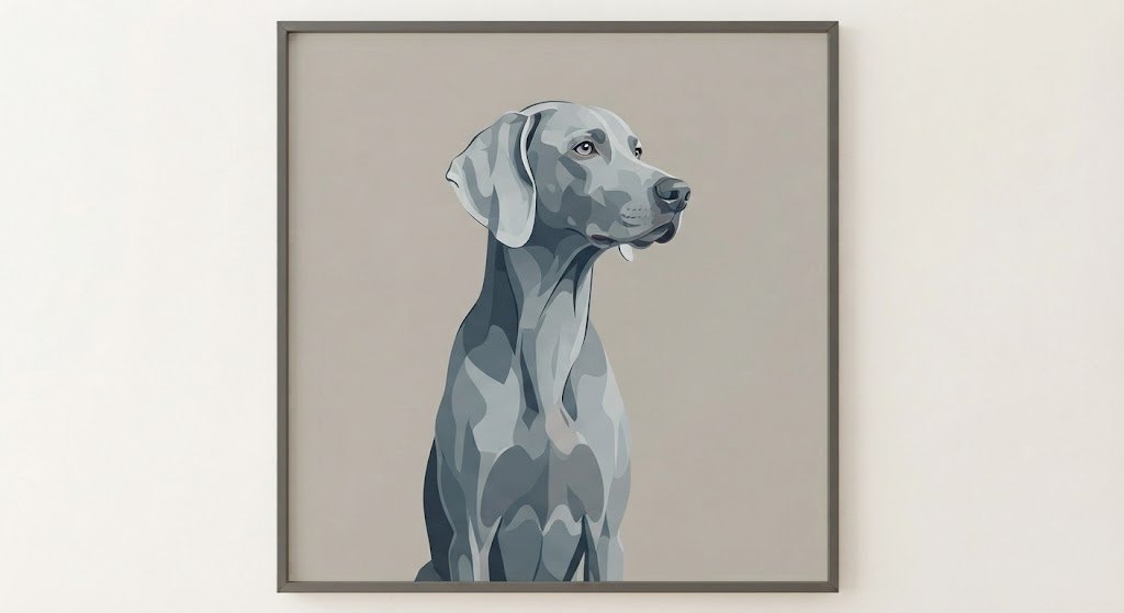Modern Minimalist Pet Portraits: Why Less Is More for Your Walls
